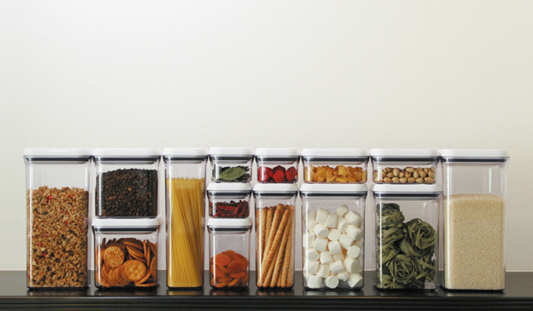 We recently replaced several glass storage jars with POP equivalents and 